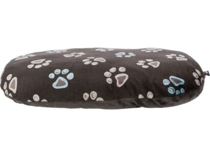 Oválný polštář JIMMY, taupe-šedý s tlapkami