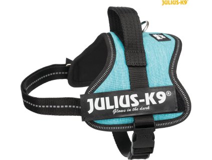 Julius-K9 silový postroj Mini-Mini/XS 40-53 cm/22 mm, oceán