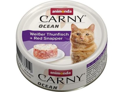 ANIMONDA konzerva CARNY OCEAN - tuňák+red snapper 80 g