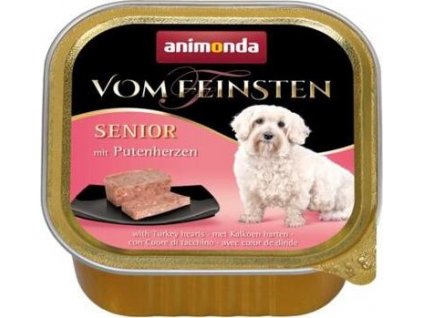 ANIMONDA paštika SENIOR - krůtí srdíčka pro starší psy 150 g