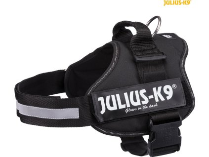 Julius-K9 silový postroj 1/L 66-85 cm/50 mm,  - černý
