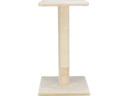 Škrabací sloupek BEANA s odpočívadlem, 9 cm / 69 cm, sisal/plyš, béžová