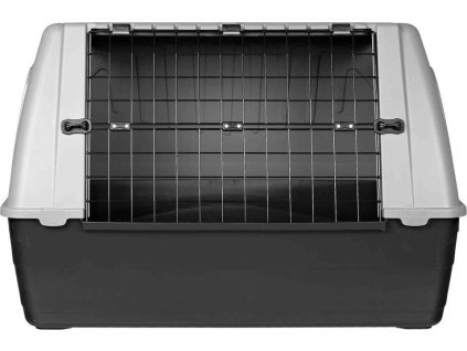 Transportní box JOURNEY, M: 88 x 58 x 51 cm, černá/šedá