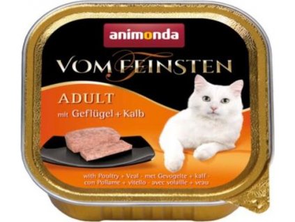 ANIMONDA paštika ADULT - drůbež, telecí pro kočky 100g