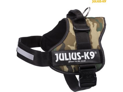 Julius-K9 silový postroj 3/XL 82-118 cm,  - maskáčová