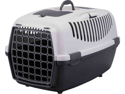 Transportní box CAPRI III, S: 40x38x61cm (max. 12kg), tmavě šedá/světle šedá