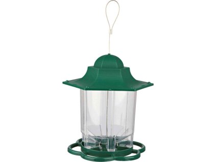 Venkovní zahradní plastové krmítko LUCERNA 1,4 l/22 cm