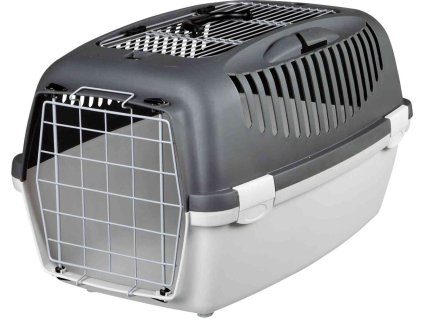Transportní box CAPRI III Open Top, S: 40x38x61cm (max. 12kg), tmavě šedá/světle šedá