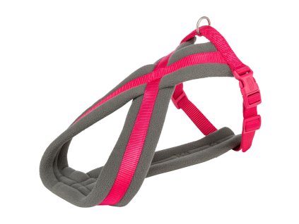 Nylonový postroj PREMIUM podšitý - fuchsie