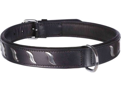 Obojek ACTIVE kožený - černý