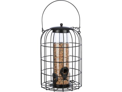 Zásobník na krmivo s ochrannou mřížkou, 950 ml / ø 17 × 26 cm, černá