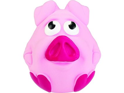 Prasátko s reálným zvukem 11 cm, latex, HipHop Dog