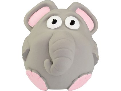 Slon s reálným zvukem 11 cm, latex, HipHop Dog