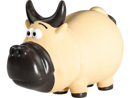 Býček se zvukem latex 14 cm HipHop Dog