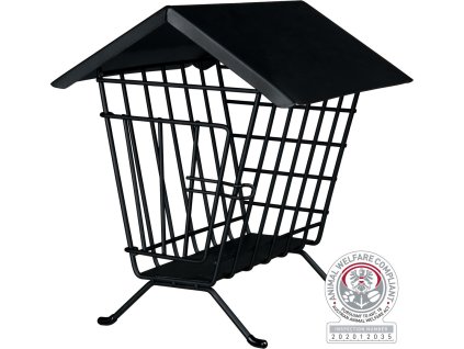 Samostatně stojící krmítko na seno, kovové 20 x 23 x 20 cm