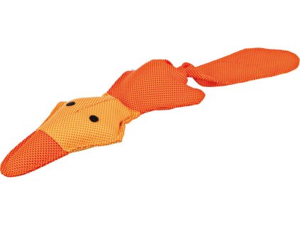 Plovoucí oranžová kačena se zvukem 50 cm
