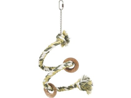 Houpačka bavlněné lano spirála 50 cm