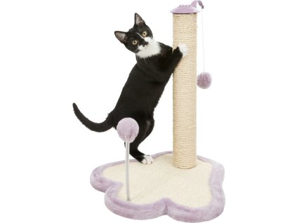 JUNIOR škrabadlo packa s kuličkou na pružině a gumičce 40 x 38 cm