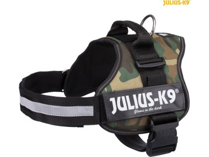 Julius-K9 silový postroj XL/2: 71-96 cm/50 mm - maskáč