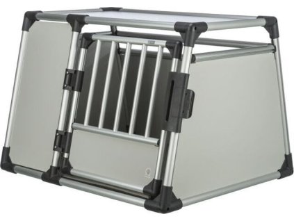 Transportní klec - hliníkový rám, pevné panely 93 x 64 x 81 cm, nosnost 40 kg