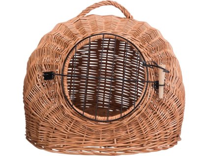 Proutěná bouda s kovovými dvířky 50cm