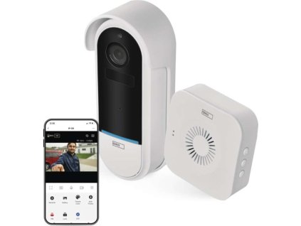 GoSmart Domovní bezdrátový bateriový videozvonek IP-15S s WiFi