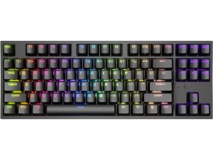 klawiatura thor 404 black 2 tecza s