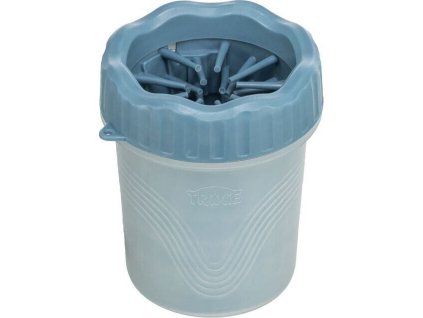 PAW CLEANER - kalíšek k čištění tlapek, silikon/plast, modrá