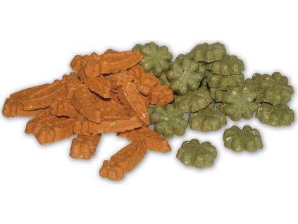 CARROT CLOVER MIX - mrkvičky a čtyřlístky pro hlodavce 2,5 kg