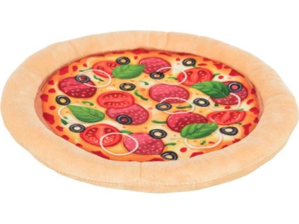 PIZZA, plyšová pizza, o 26 cm
