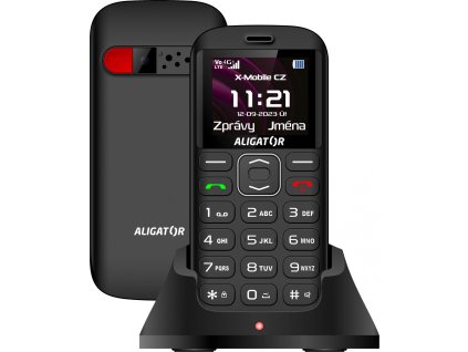ALIGATOR A720 4G Sen.černý + stol.nab.