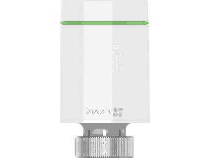EZVIZ chytrá termostatická hlavice T55/ 55 mm x 95 mm/ 2x 1,5V AA baterie/ 3.0 V DC/ Zigbee/ bílá