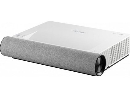 ViewSonic X2000L-4K/DLP laser/ ultraShortThrow/2000 ANSI/3000000:1/Repro/AV/2xHDMI/2xUSB/RJ45/WiFi/phone control/bílý