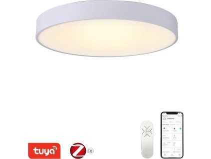IMMAX NEO RONDATE SLIM Smart stropní svítidlo 60 x 7cm 53W 3710lm bílé Zigbee 3.0, TUYA