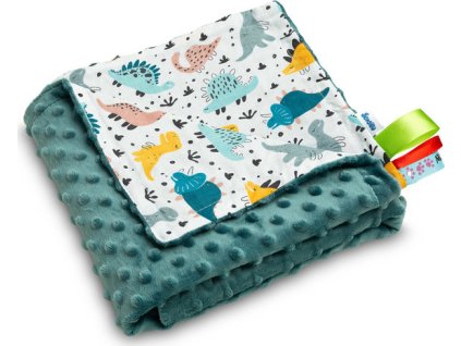 MINKY DEKA SMAMARD DINOSAURS 75 X 100