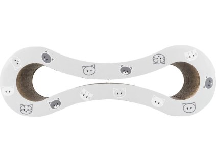 Škrabací vlna MIMI, 48 x 16 x 22 cm, šedá