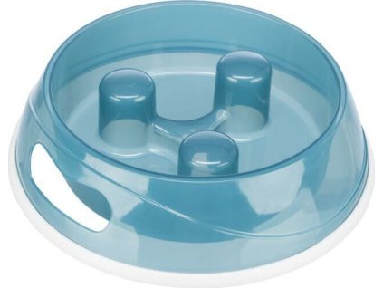 Plastová miska proti hltání jídla