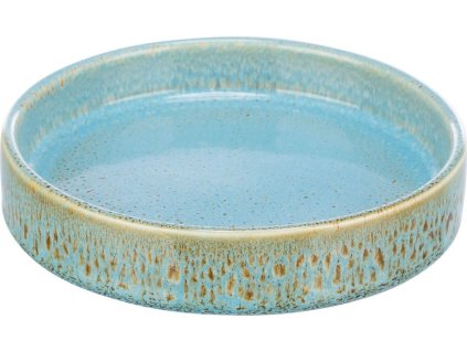 Keramická miska s nízkým okrajem 0,25 l/ 15 cm, tyrkysová