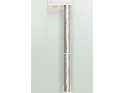 Lezecký set na stěnu 1, 2 x sisal sloupek, 35 x 150 x 25 cm, bílá/šedá