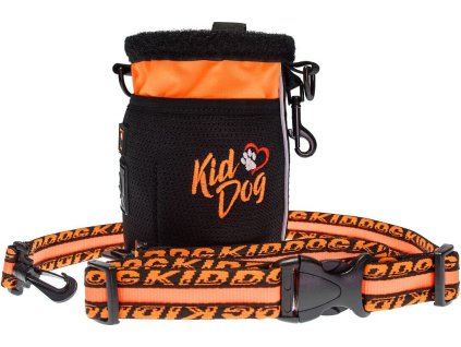 Multifunkční pamlskovník KIDDOG 3 v 1, neonově oranžová