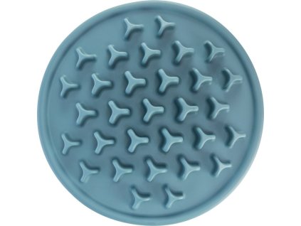 Protihltací talíř Slow feeding PILLARS, k pomalému krmení, TPE, ø 35 cm, modrá