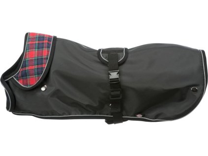 Kabátek HERMY 2v1, střih jezevčík, černá/červená