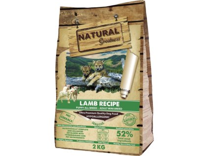 Natural Greatness Lamb Recipe Sensitive Starter Puppy & Adult Mini 2 kg