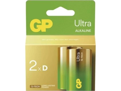 GP Alkalická baterie ULTRA D (LR20) - 2ks