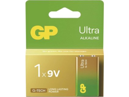 GP Alkalická baterie ULTRA 9V (6LF22) - 1ks