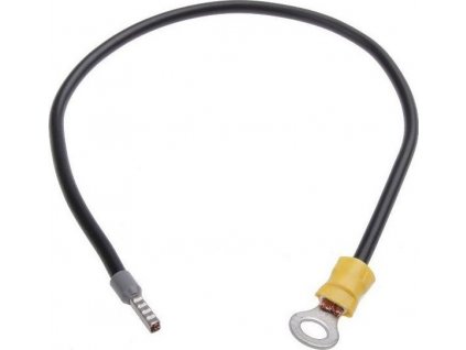 Kabel pro připojení baterie, 25cm, 4mm2, očko M6 - dutinka