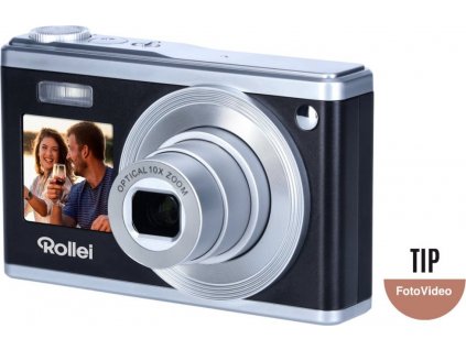 Rollei Compactline 10x/ 20 MPix/ 10x zoom/ 2,8 LCD/ 1080p video/ Černý