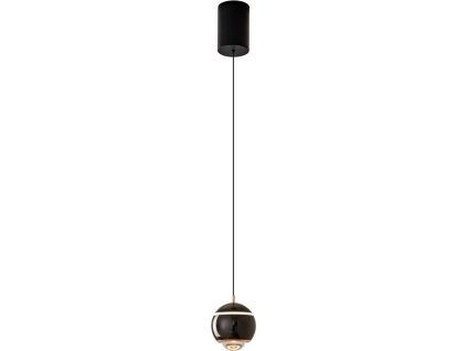 IMMAX NEO DORMINE SMART stahovací bodové svítidlo, perlově černé, Zigbee 3.0, TUYA