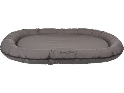 STRONG Edition oválný polštář SAMOA s okrajem, 80 x 60 cm, šedá