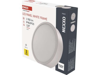 LED přisazené svítidlo NEXXO, kruhové, bílé, 21W, neutrální bílá